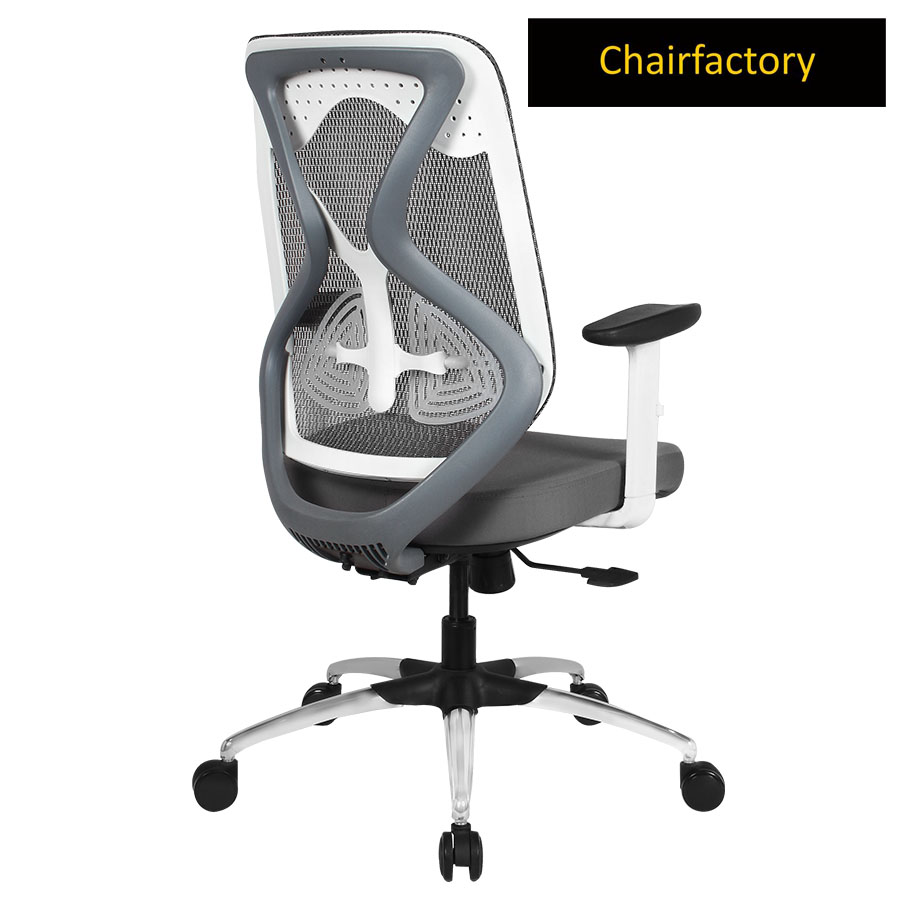 White Octopus LX Mid Back Ergonomic Office Computer Desk Chair Chair